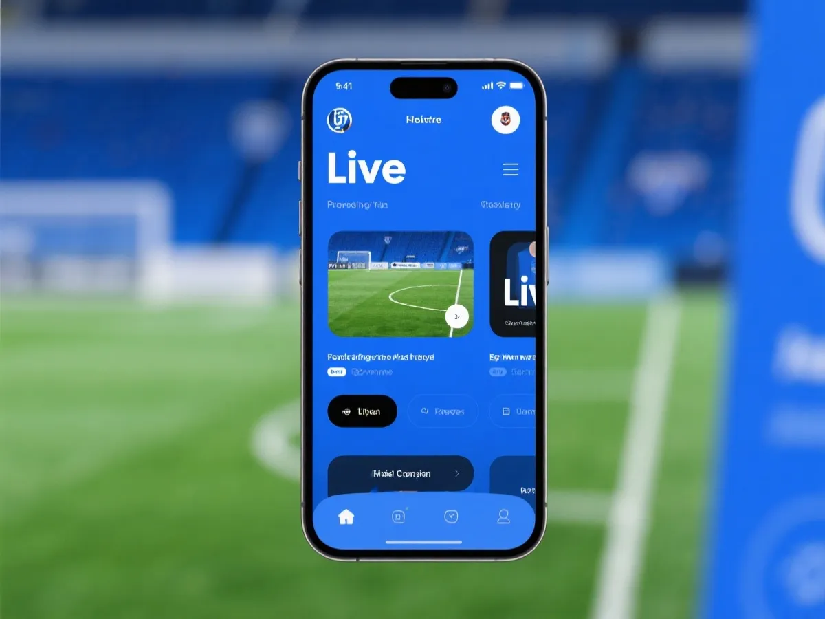 欧冠直播APP界面